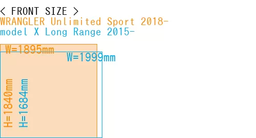 #WRANGLER Unlimited Sport 2018- + model X Long Range 2015-